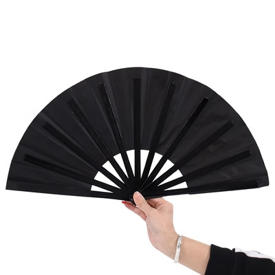 Реквізит для фокусів | Віяло бамбукове (чорне)