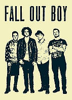 Fall Out Boy - Рок группа постер