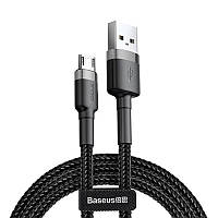 Кабель для заряджання телефону (планшета) Baseus Cafule MicroUSB (CAMKLF-BG1) Black 1m