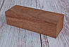 Дерев'яний брусок для ручки ножа "Махогон" 130х45х35мм., фото 7