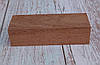Дерев'яний брусок для ручки ножа "Махогон" 130х45х35мм., фото 6