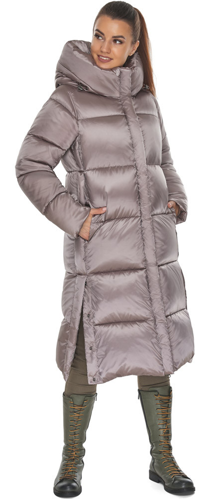 Жіноча аметринова довга куртка модель 53631 44 (XS)