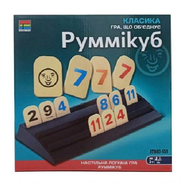 Настільна гра Руммікуб Kingso Toys