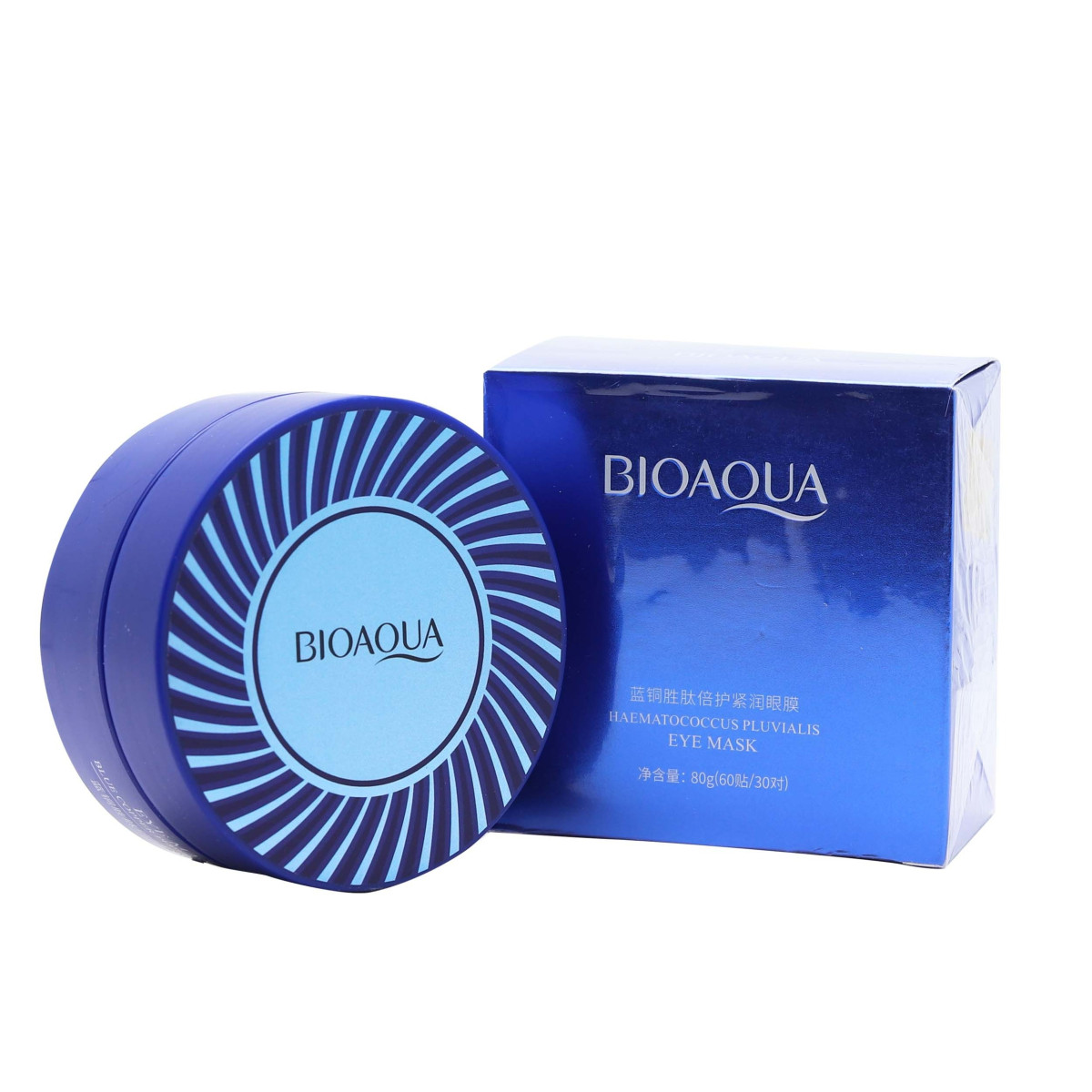 Гідрогелеві патчі Bioaqua Haemotococcus Pluvialis Eye Mask з червоними водоростями 60 штук, фото 1