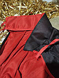 Карнавальний плащ Дракули, накидка вампіра, довжина плаща 135 см, фото 4