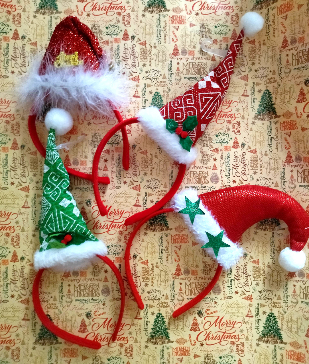 Обруч новогодний Колпак, фото 1