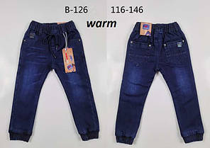 Утеплені джинси для хлопчиків оптом, Taurus, розміри 116-146, арт. B-126