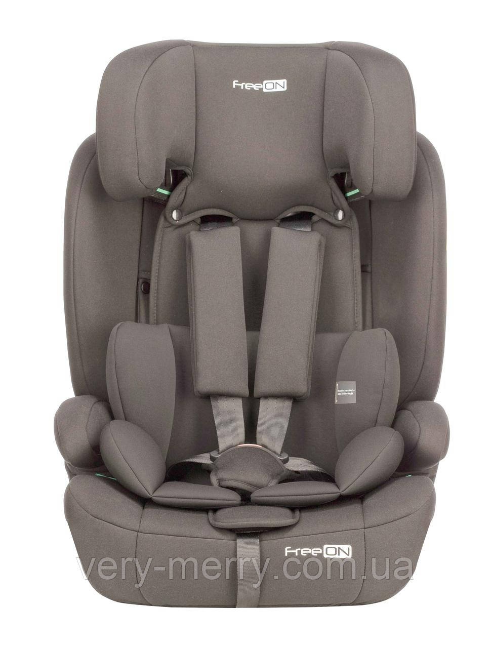 Дитяче автокрісло FreeON URAN Khaki Grey i-Size 76-150 см, ECE R129, фото 1