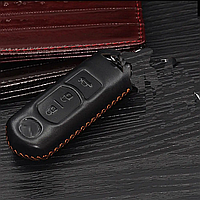 Чехол из тонкой телячьей кожи на ключ для Mazda 2,3,5,6,8 MX5 CX5,9