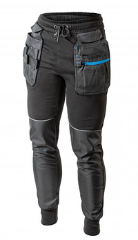 Штани робочі чорні TREBEL (S-3XL) HOEGERT HT5K902-S