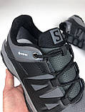 Чоловічі кросівки Salomon Gore-Tex термо молодіжні повсякденні сірі, фото 7