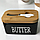 Маслянка керамічна для вершкового масла з кришкою і ножем "Butter", фото 7