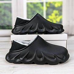 Калоші піна жіночі з м'яким задником чорні Luck Line 4294