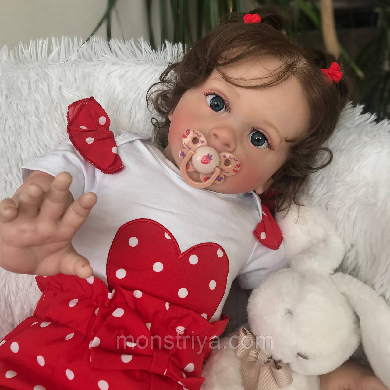 Велика Лялька реборн, Приголомшлива крихітка, Амелія, 65 см, фото 1