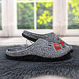 Капці жіночі кімнатні фетрові для ламінату Inblu сірі 4280, фото 3