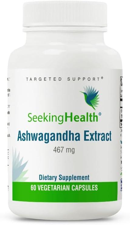 Seeking Health Ashwagandha Extract / Екстракт ашваганди 467 мг 60 капсул