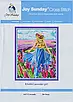 Набір для вишивання за нанесеною на канву схемою "Lavender Girl". AIDA 14CT printed 28*34 см, фото 3