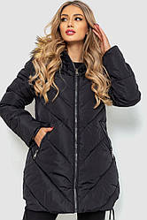 Куртка жіноча, колір чорний, 235R758