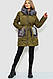 Куртка жіноча, колір хакі, 235R6235, фото 2
