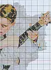 Набір для вишивання за нанесеною на канву схемою "Tweedle".AIDA 14CT printed , 39*46 см, фото 5