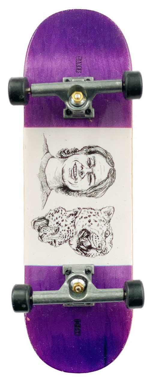 Фінгерборд Tech Deck Baker Skateboards Purple T-Funk Cheetah