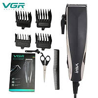 Профессиональная машинка VGR V-033 для стрижки волос от сети 220V