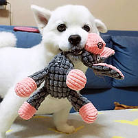 Жувальна м'яка іграшка для собак PLUSH DONKEY DOG TOY - віслюк, фото 9