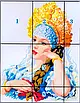 Набір для вишивання за нанесеною на канву схемою "Golden Crown Princes". AIDA 14CT printed, 40*49 cm, фото 4