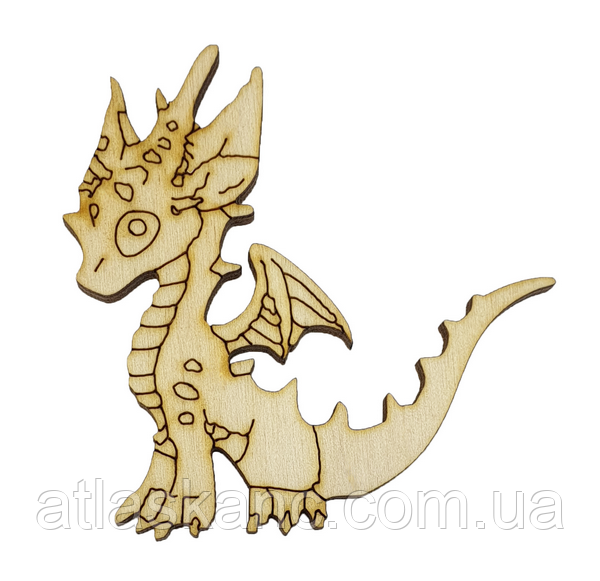 Фігурка Дракон No 3 сором'язливий 7 * 7 см AS-4867, фото 1