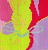 Набір для вишивання за нанесеною на канву схемою  "Girl in midsummer time". AIDA 14CT printed 40*47 см, фото 7