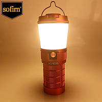 Акумуляторний кемпінговий ліхтар Sofirn BLF LT1 помаранчевий, з функцією Power Bank (4*3000мАг), 2700-5000К