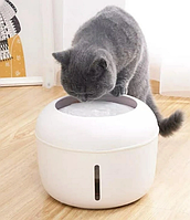 Водяной фонтан для кошек и собак, питьевой резервувар 2.5 л для домашних питомцев с фильтром