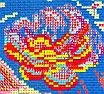 Набір для вишивання за нанесеною на канву схемою "Rose girl".  AIDA 14CT printed 36*36 см, фото 8