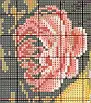 Набір для вишивання за нанесеною на канву схемою "Rose girl".  AIDA 14CT printed 36*36 см, фото 6