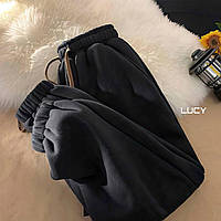 Спортивні штани жіночі тринитка на хутрі 42-44, 44-46 (3цв) "LUSY" від постачальника