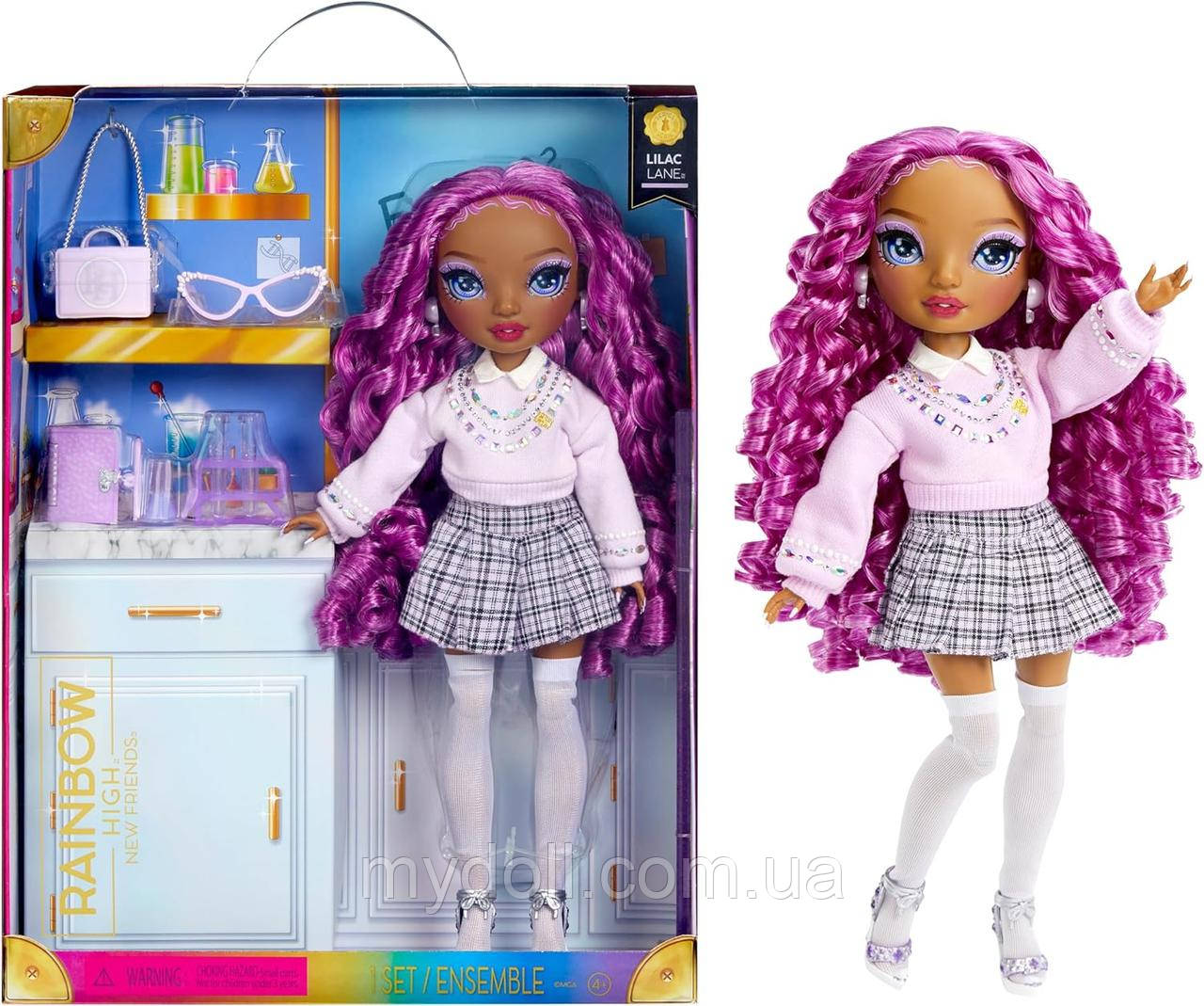 Лялька Рейнбоу Хай Нові друзі Лілак Лейн Rainbow High New Friends Lilac Lane Fashion Doll 501930 MGA Оригінал