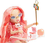 Лялька Рейнбоу Хай Нові друзі Пінклі Пейдж Rainbow High New Friends Pinkly Paige Doll 501923 MGA Оригінал, фото 4