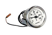 Термометр для котла Pakkens D=60 мм 0-120°C с капилляром L=1000 мм (6001201)
