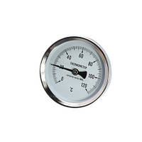Термометр для котла SD Plus D=63 мм 0-120°C со штуцером L=50 мм