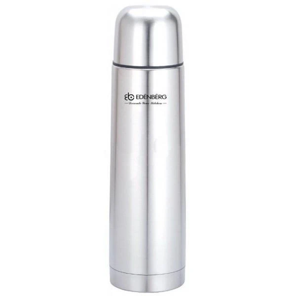 Термос із чохлом Edenberg -3504 1000 мл Нержавіюча сталь Сталевий, фото 1