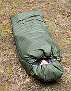 Теплий тактичний спальний мішок, фото 7