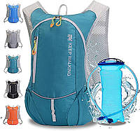 Водонепроникний рюкзак для зволоження на відкритому повітрі, кемпінг, біговий рюкзак із водяним міхуром 2 л