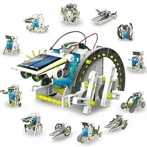Конструктор робот на сонячних батареях Solar Robot 14 в 1. Іграшка робот конструктор