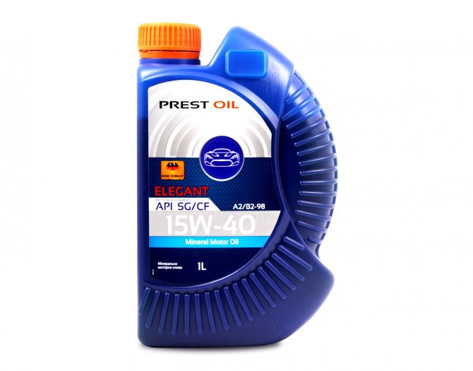 Моторна олива PREST OIL 15w40 SG/CF 1л