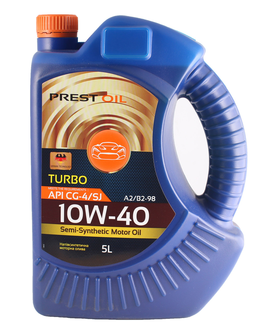 Моторна олива PREST OIL 10w40 Diesel CG-4/SJ 5л (4)