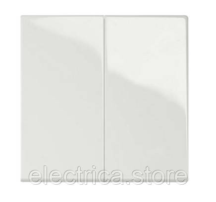 Клавіша подвійна, білий Jung EP495WW, фото 1