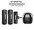 BOYA BY-WM3T Бездротовий петличний мікрофон iPhone iPad Android Samsung смартфон пряма трансляція Youtube, фото 5