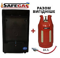 Газовый обогреватель BLUE BELLE/Q + Композитный газовый баллон SafeGas 24 л.