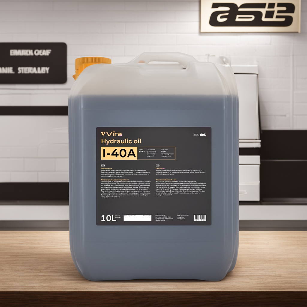 Олива індустріальна мінеральна Vira І-40А ISO 68 10 л (VI0323), олива веретенна загального призначення Demi-TOP Вибір
