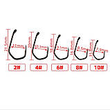 Коропові гачки «Carp Spirit V-Curve» √6 (ТЕФЛОН), фото 3